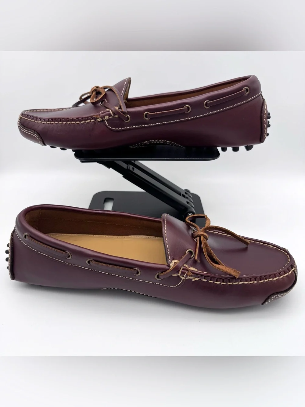 Cole Haan Gunnison Brown Leather Driving Loafers Men 9 D Slip-On New NWOB